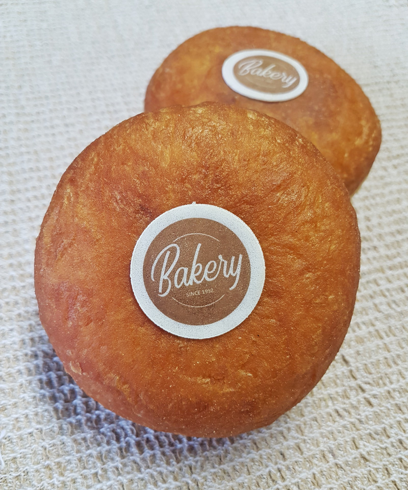 Donut edible branding