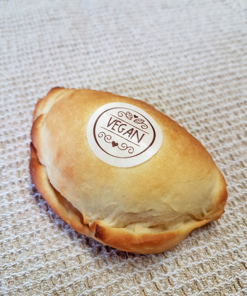 Pastry edible vegan branding